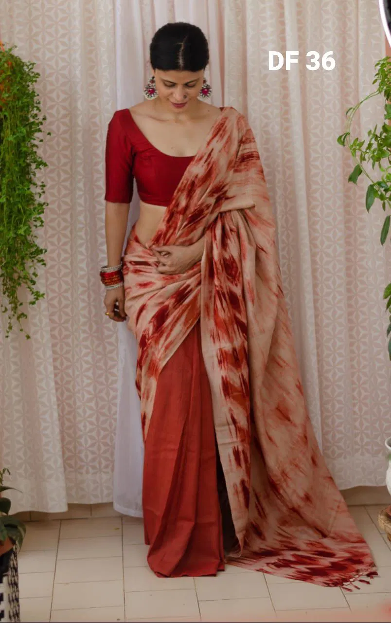 Df 36 George's Premium Chanderi Digital Printed Saree Catalog 